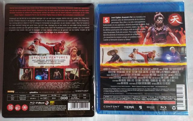 STREET FIGHTER STEELBOOK + NUOVI BLU-RAY