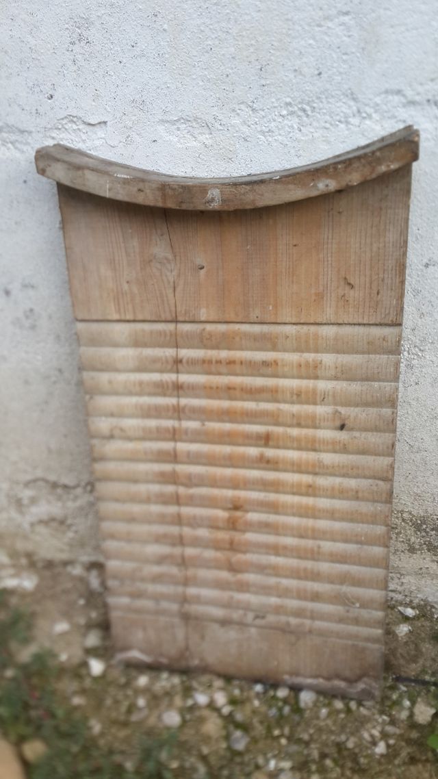 Tabla de lavado antigua