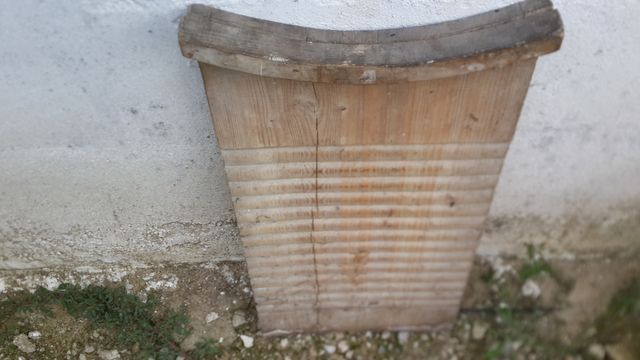 Tabla de lavado antigua