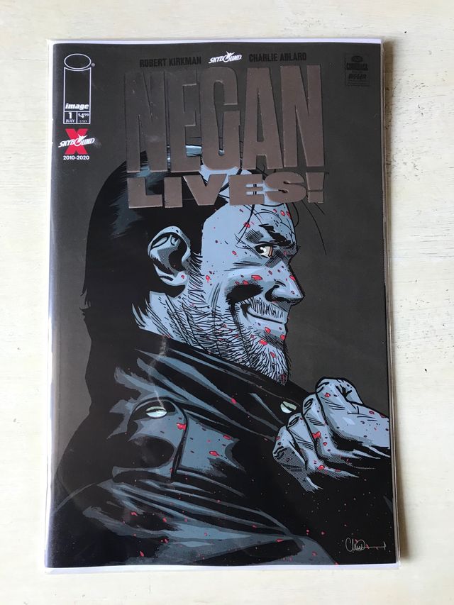 Cómic Negan Lives! Silver Variant