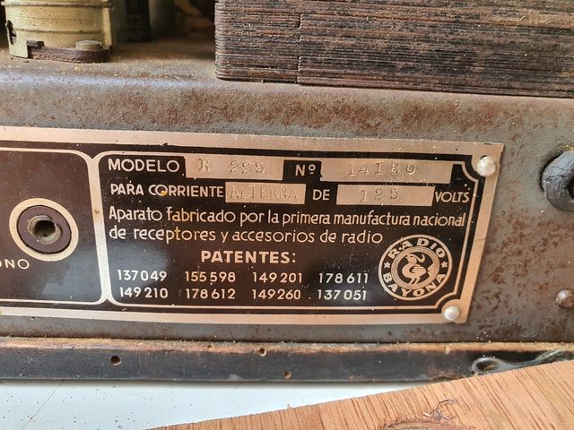 Radio Bayona antigua 