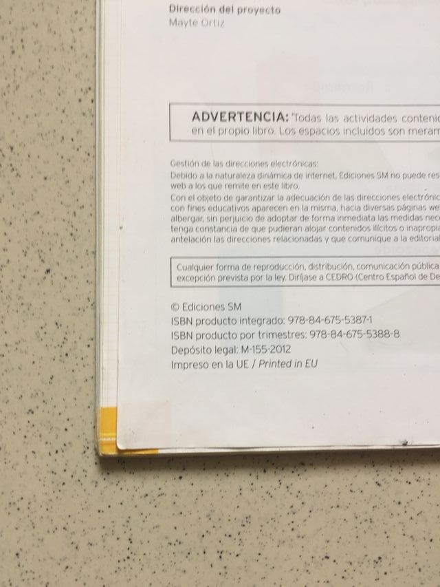 Libro de texto Matemáticas 3 Primaria