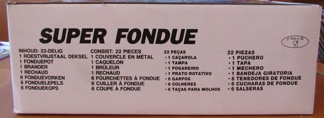 Fondue 6 servicios CASA, sin desembalar.