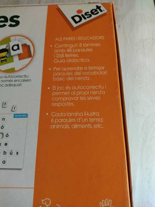 Juego educativo Diset