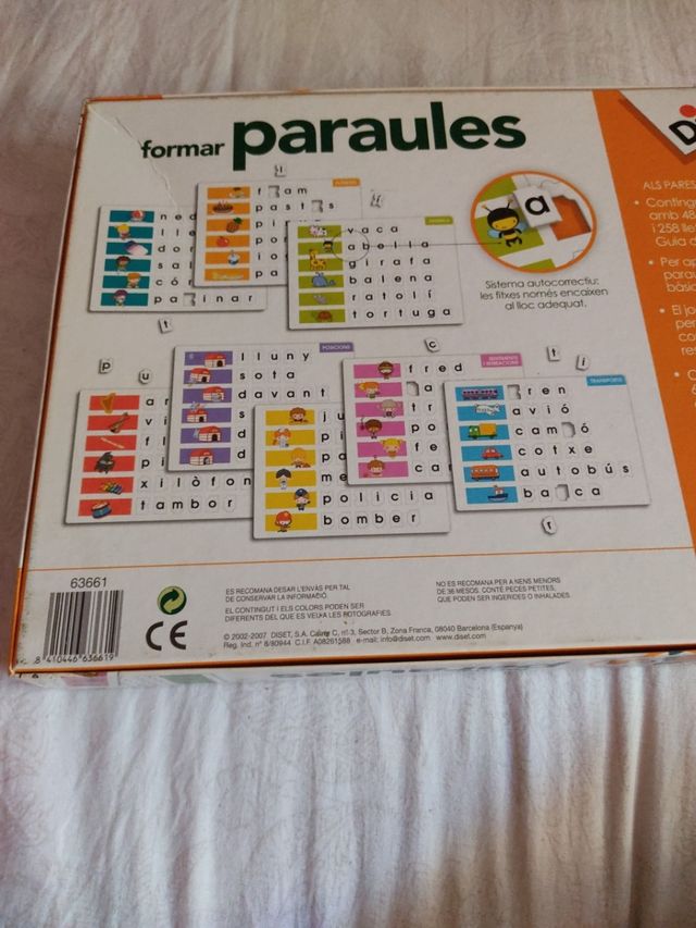 Juego educativo Diset