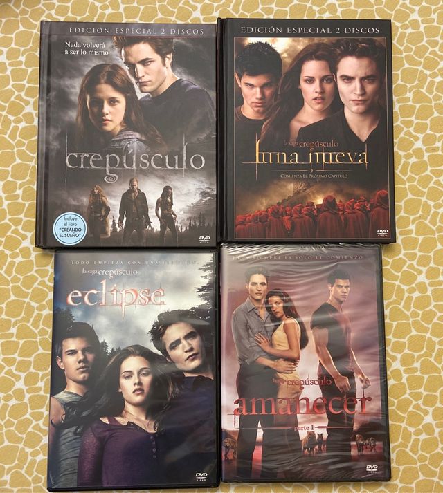 Pack 3 DVD saga Crepúsculo