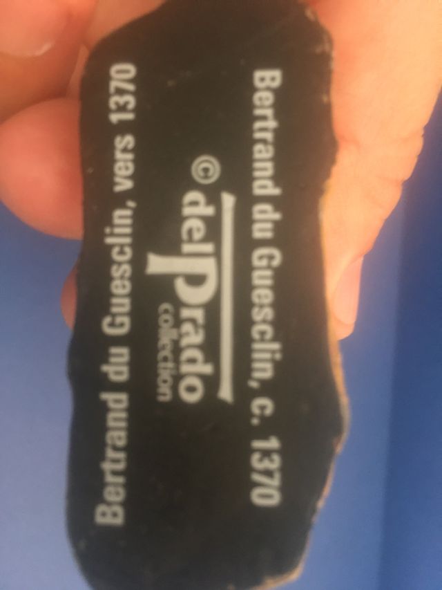 Figura plomo Bertrand Guesclin