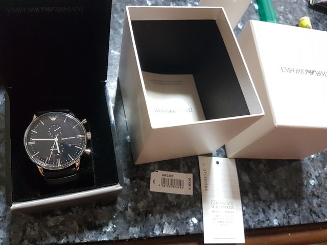 Relógio Emporio Armani Novo Ler Descrição