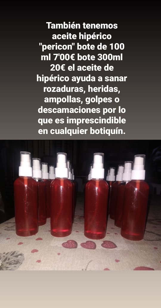 aceite hipérico "pericon"