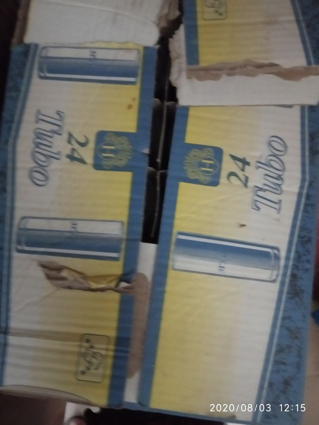 vasos dos cajas de 24