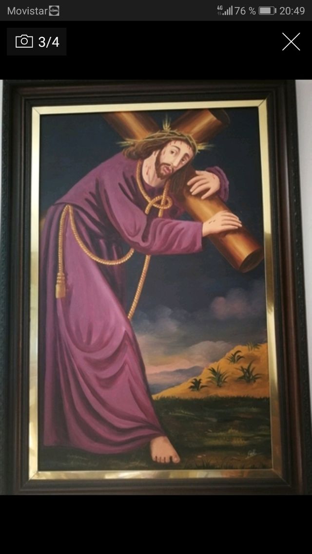 Óleo sobre lienzo Nuestro Padre Jesus Jamilena