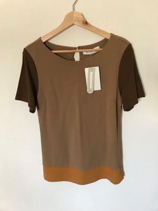 ZARA. TOP MARRÓN ¡SIN ESTRENAR! de segunda mano por 15 € en ZARA. TOP MARRÓN ¡SIN ESTRENAR! de segunda mano por 15 € en