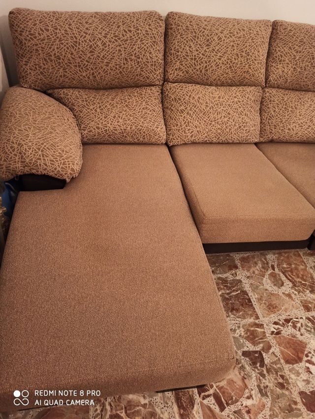 sofá cheslonge, SEMINUEVO