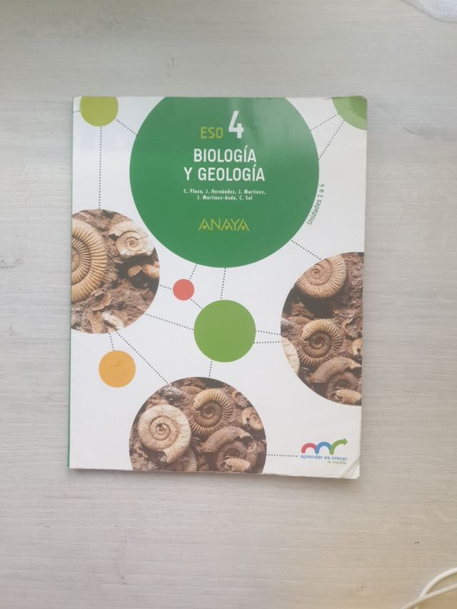Libro De Biología 4 Eso Anaya De Segunda Mano Por 5 En Palencia En Wallapop
