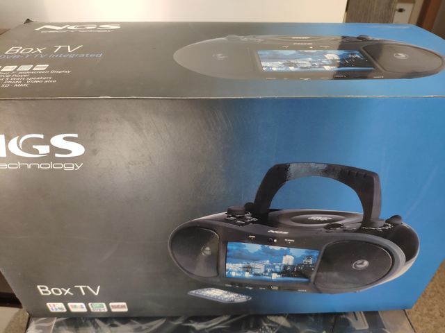 DVD CD TV TDT Radio Usb NGS Box portátil