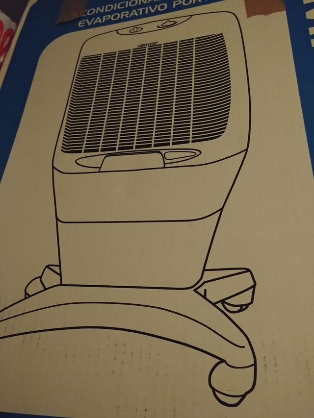 Acondicionador de aire sin estrenar.