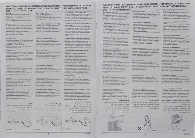 Acondicionador de aire sin estrenar.