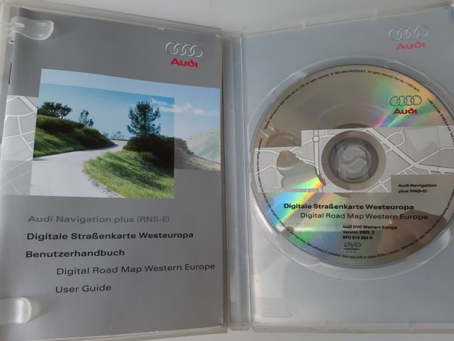 Audi Navigation Plus. Digital radio map europe