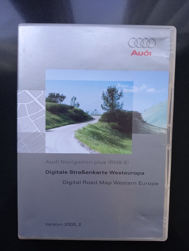 Audi Navigation Plus. Digital radio map europe