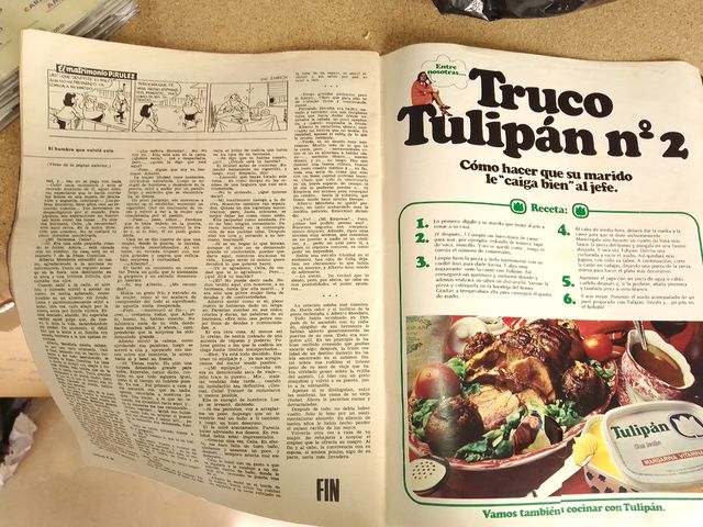 revista antigua lectura