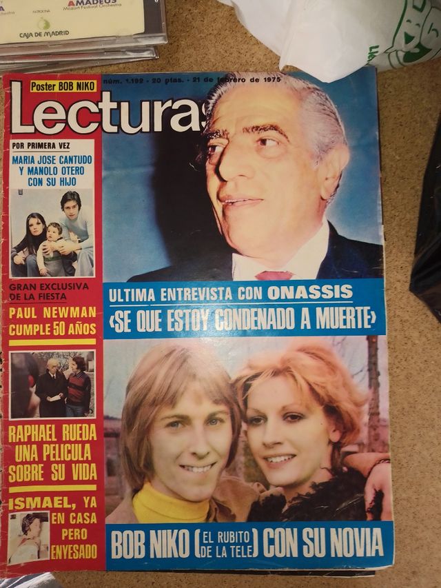 revista antigua lectura