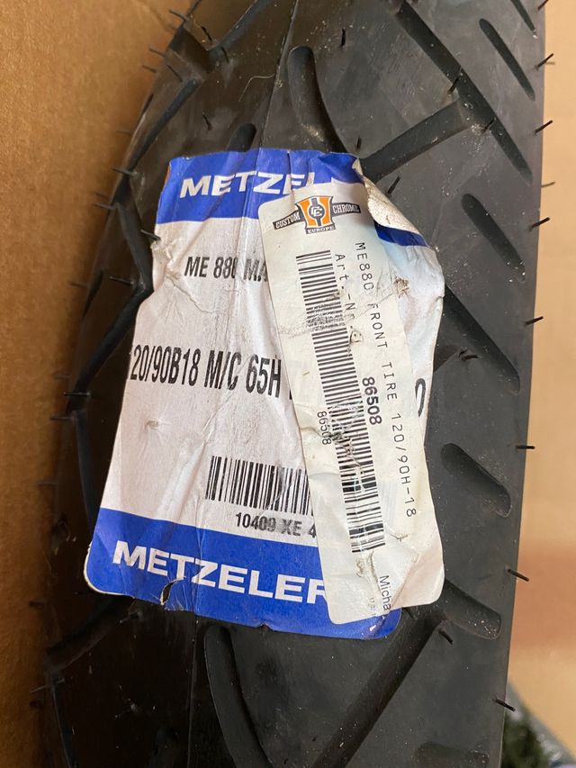 NEUMÁTICO, RUEDA, GOMA NUEVA METZELER