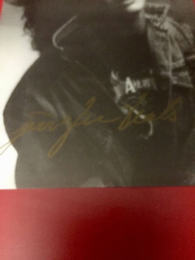 Foto oficial con autógrafo JENNIFER BEALS (2001)