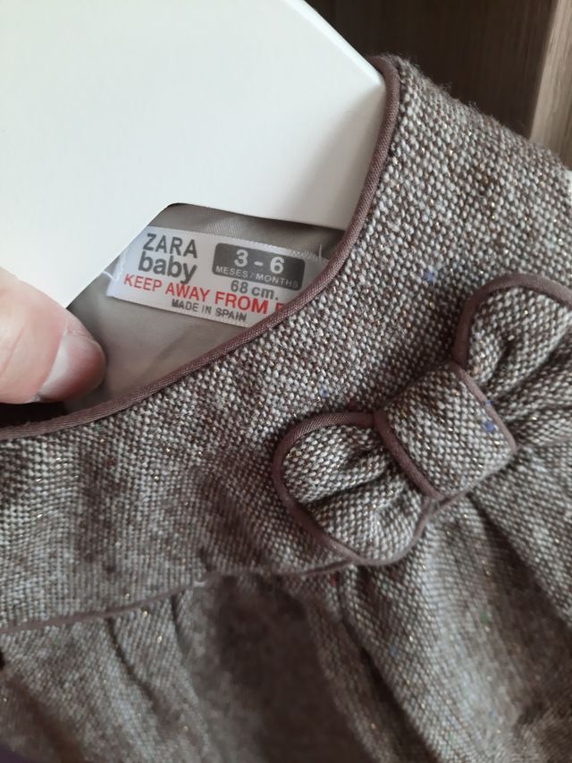 vestido zara 3 meses