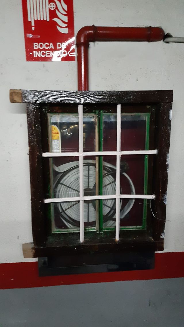 Ventana rústica