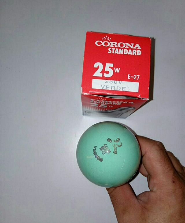 Bombillas colores rosca E27. Nuevas