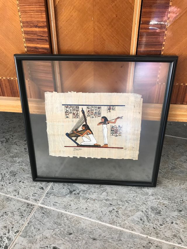 Papiro pintado a mano