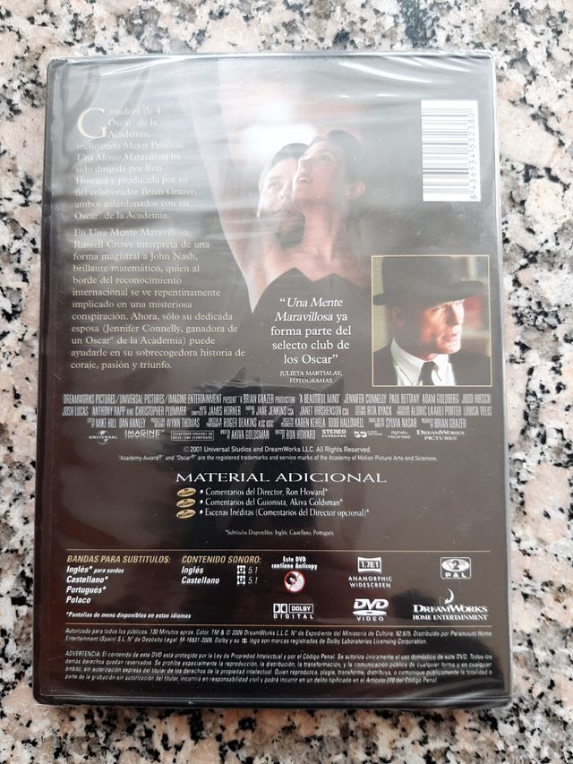 DVD Una Mente Maravillosa