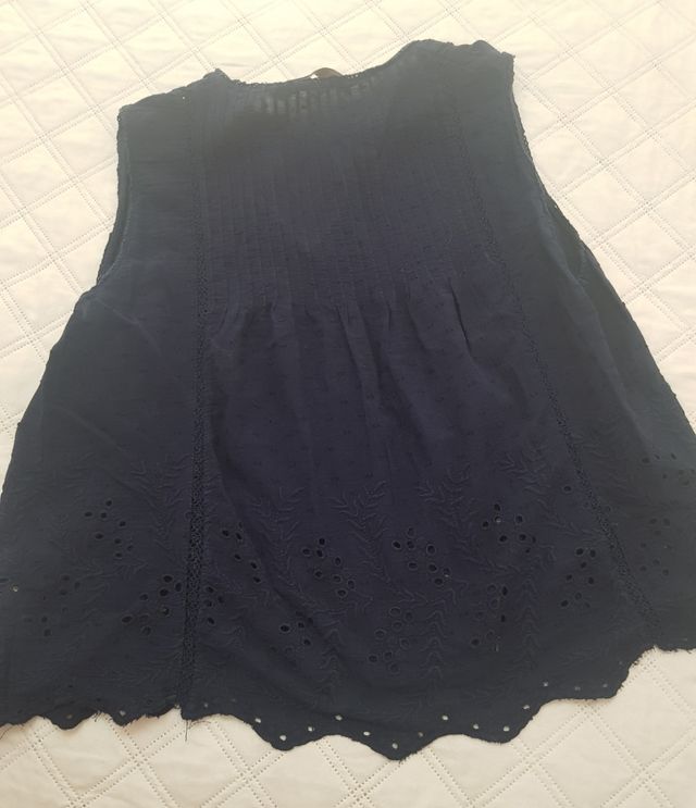 blusa sin mangas