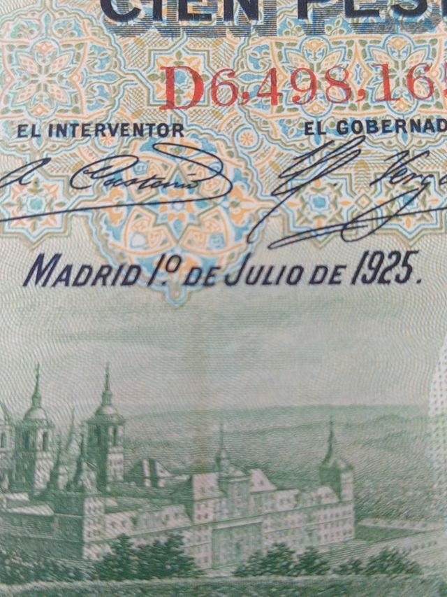 100 pesetas 1925