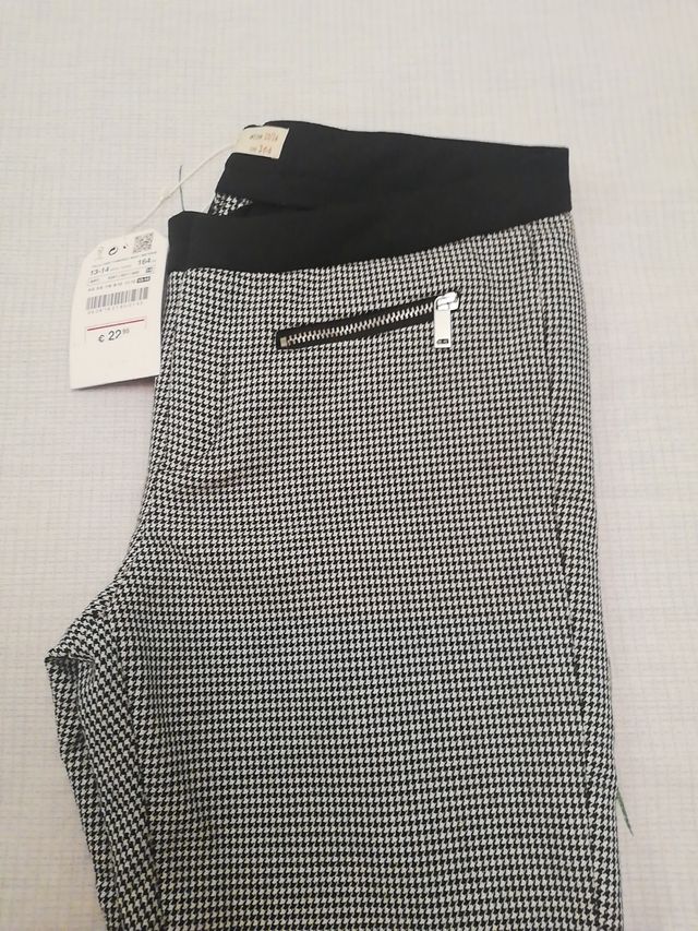 pantalón cuadros Vichy Zara girls