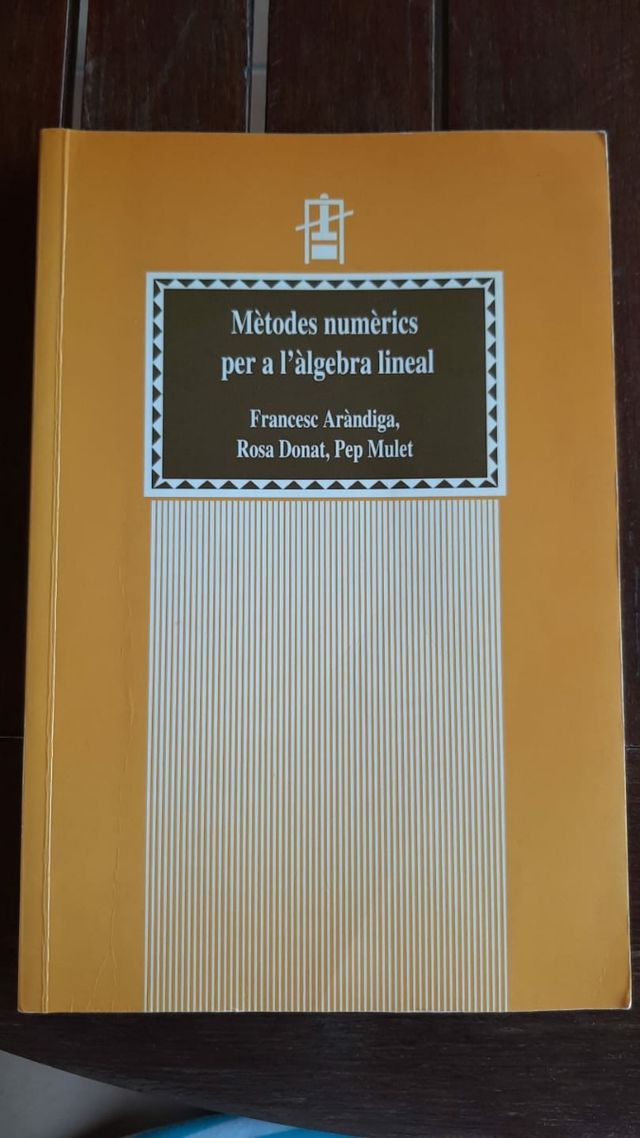 Mètodes numèrics per a l'àlgebra lineal