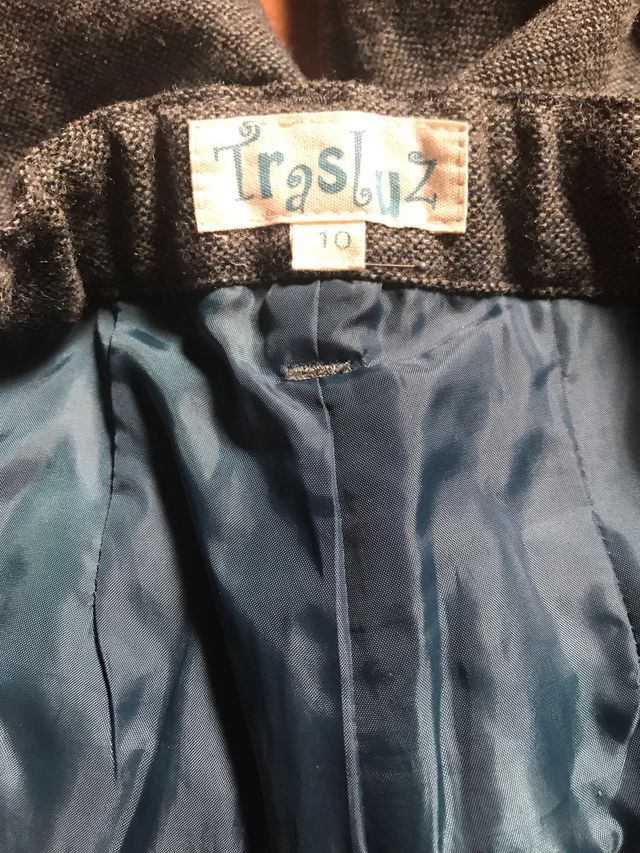 Pantalón niño de vestir trasluz