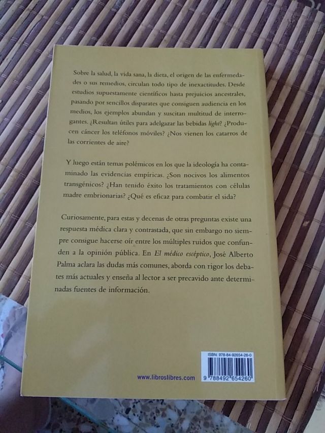 Libro 'El médico escéptico'