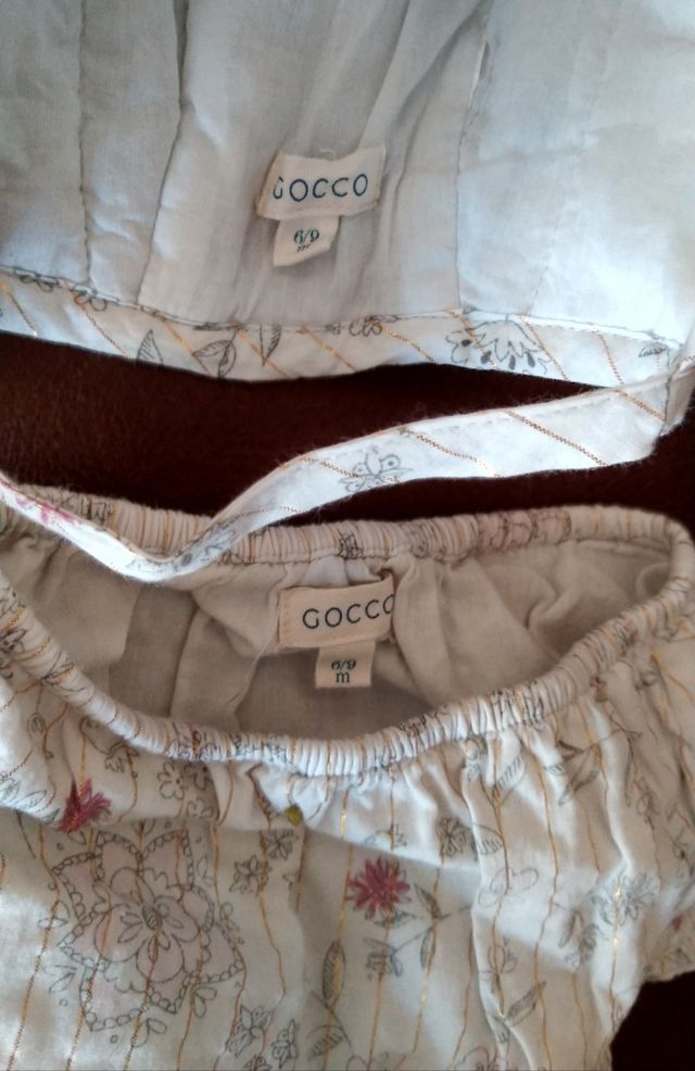 Conjunto bebé GOCCO + Regalos