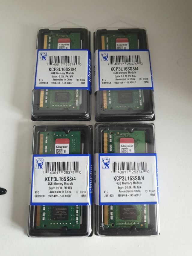 Kingston DDR3L 1600MHz 4Gb