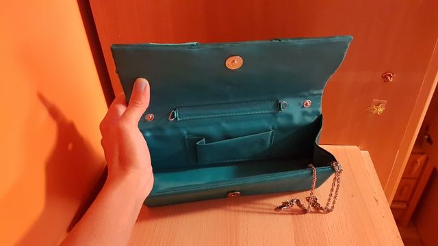 Bolso clush verde esmeralda