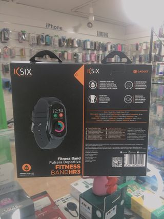 Pulsera de actividad Ksix Healthy HR Negro, Pantalla 0.96\