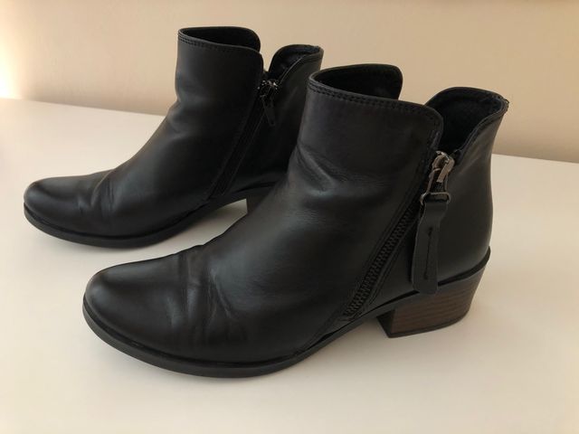 Botines negros piel Marypaz. Nº 37