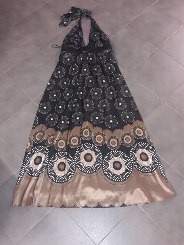 vestido largo de zara