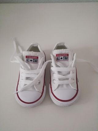 converse blancas talla 20