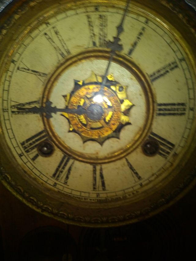 Vintage reloj de sobremesa Waterbury