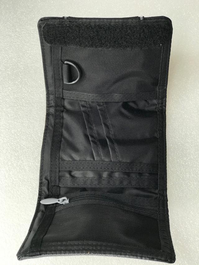 MONEDERO VELCRO  ADIDAS NEGRO NUEVO
