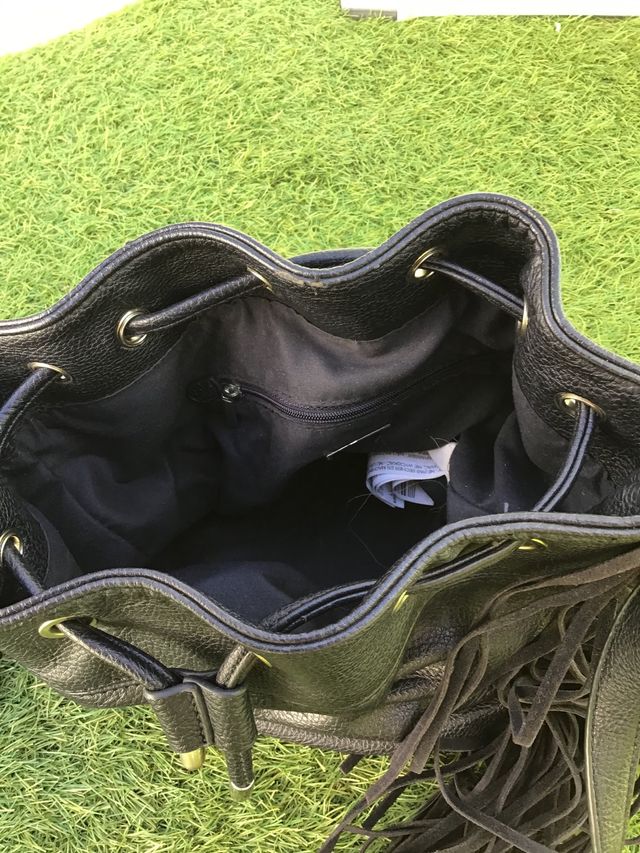 Bolso tipo saco azul marino