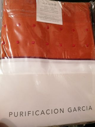 Juego sábanas Purificación García a estrenar de segunda mano por 78 EUR en  Madrid en WALLAPOP