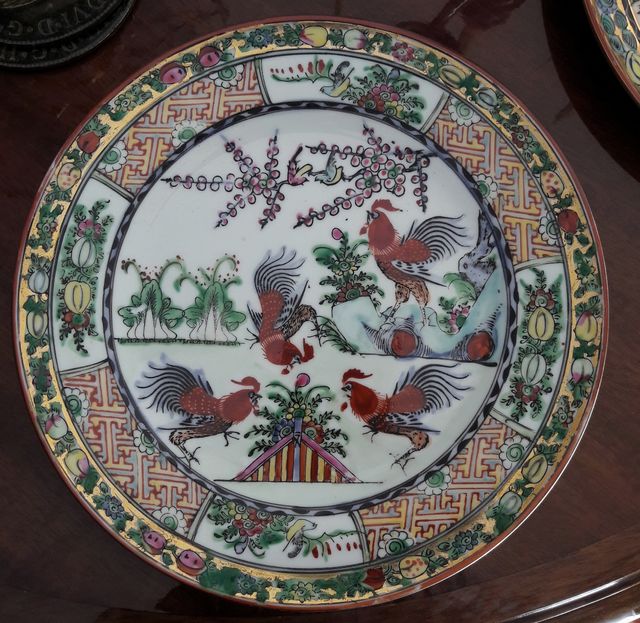 Platos de Porcelana de Macao
